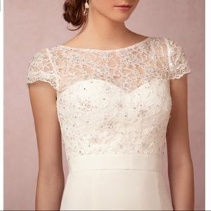 BHLDN Jenny Yoo Luciana Topper size XL